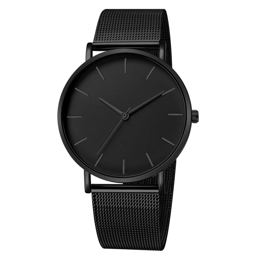 Minimal Slim: Orologio Total Black